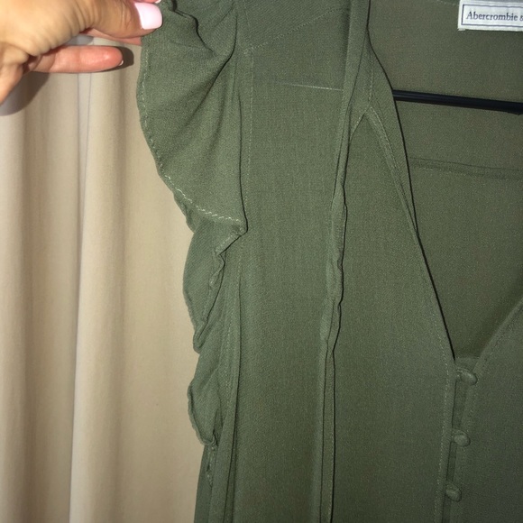 Abercrombie & Fitch blouse green small - Picture 5 of 6